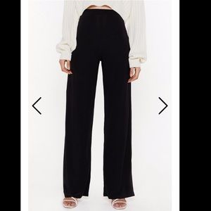 Nasty Gal Wide Leg High Waist Pants